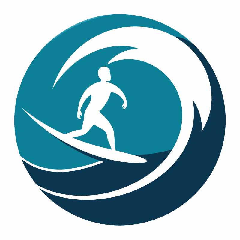 Ultimate Surfing Adventure Logo for Travel Brands and Blogs