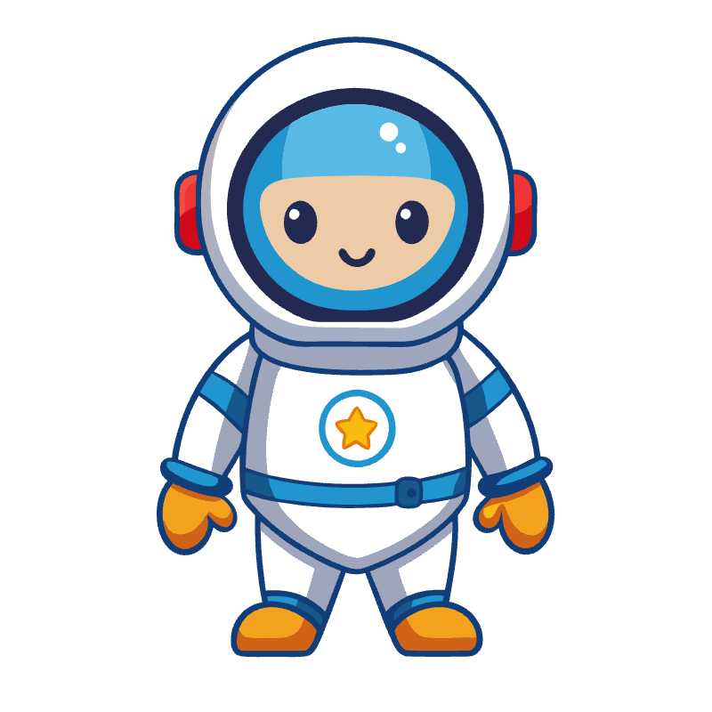 Unlock Your Space-Themed Designs with Our Astronaut Vector Icon