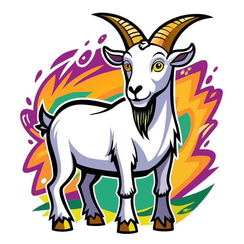 Urban Chic Goat Vector Art for Modern Design Projects