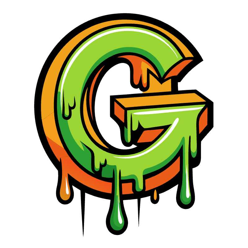 Urban Edge with Dripping Graffiti G Vector Icon for Modern Designs