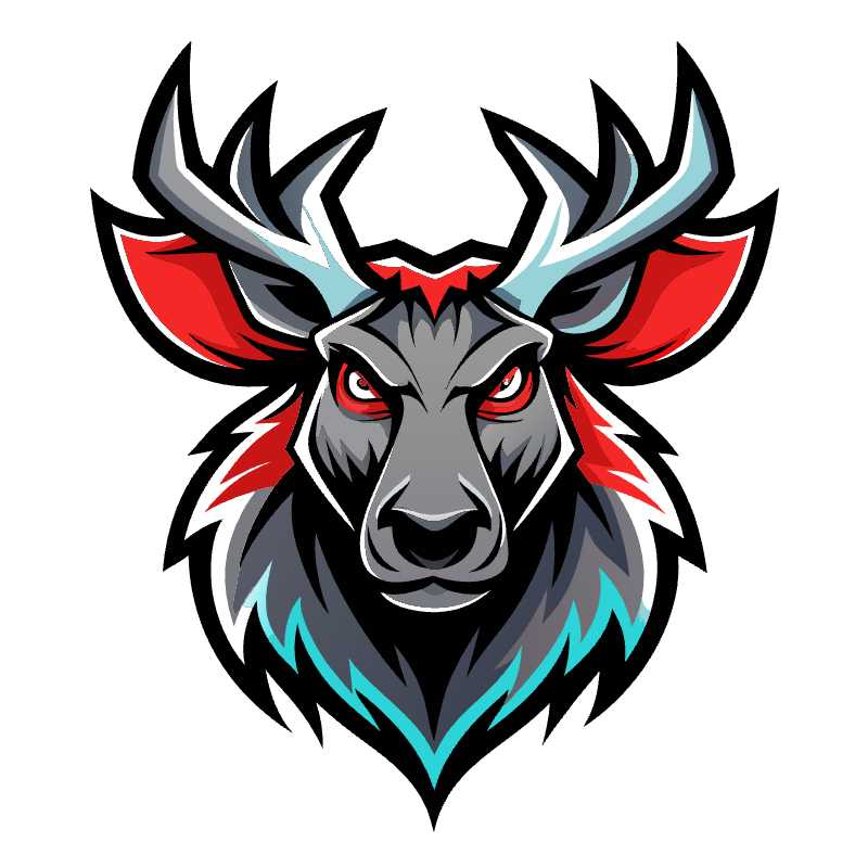 Urban Moose Vector Logo – Perfect for Modern Branding and Trendy Apparel Designs