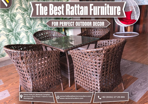 Gap weaved spring dining (4 Seater)
