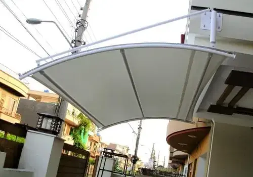 Porch Extention with upper truss hold with side Brackets