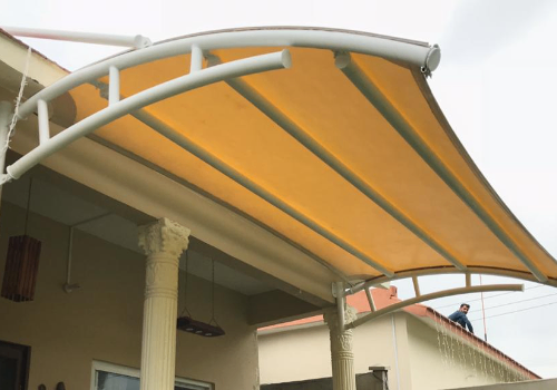 Porch Extention with back Truss