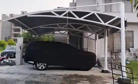 Car Parking Shade for home with poles