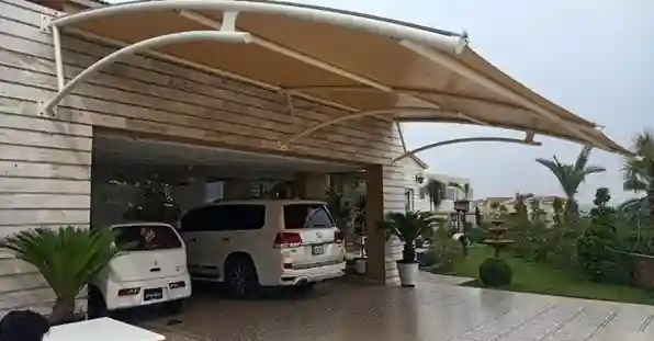 Wall Mounted Tensile Shade Garden City Phase 7