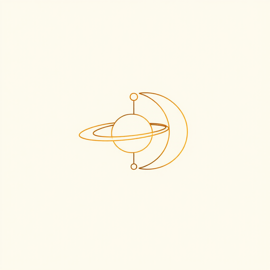 Saturn-Moon Contact: Depression, Discipline, and the Slow Build