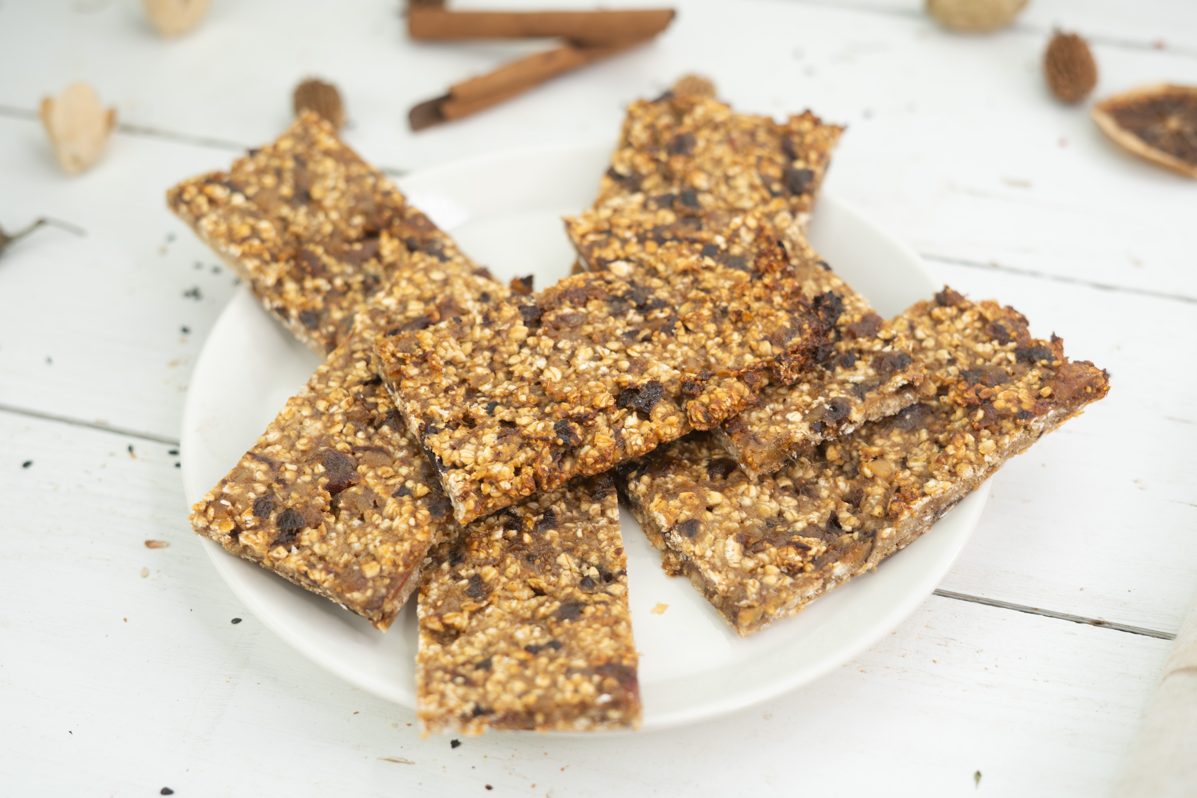 Rezept Serviervorschlag Süße Müsliriegel