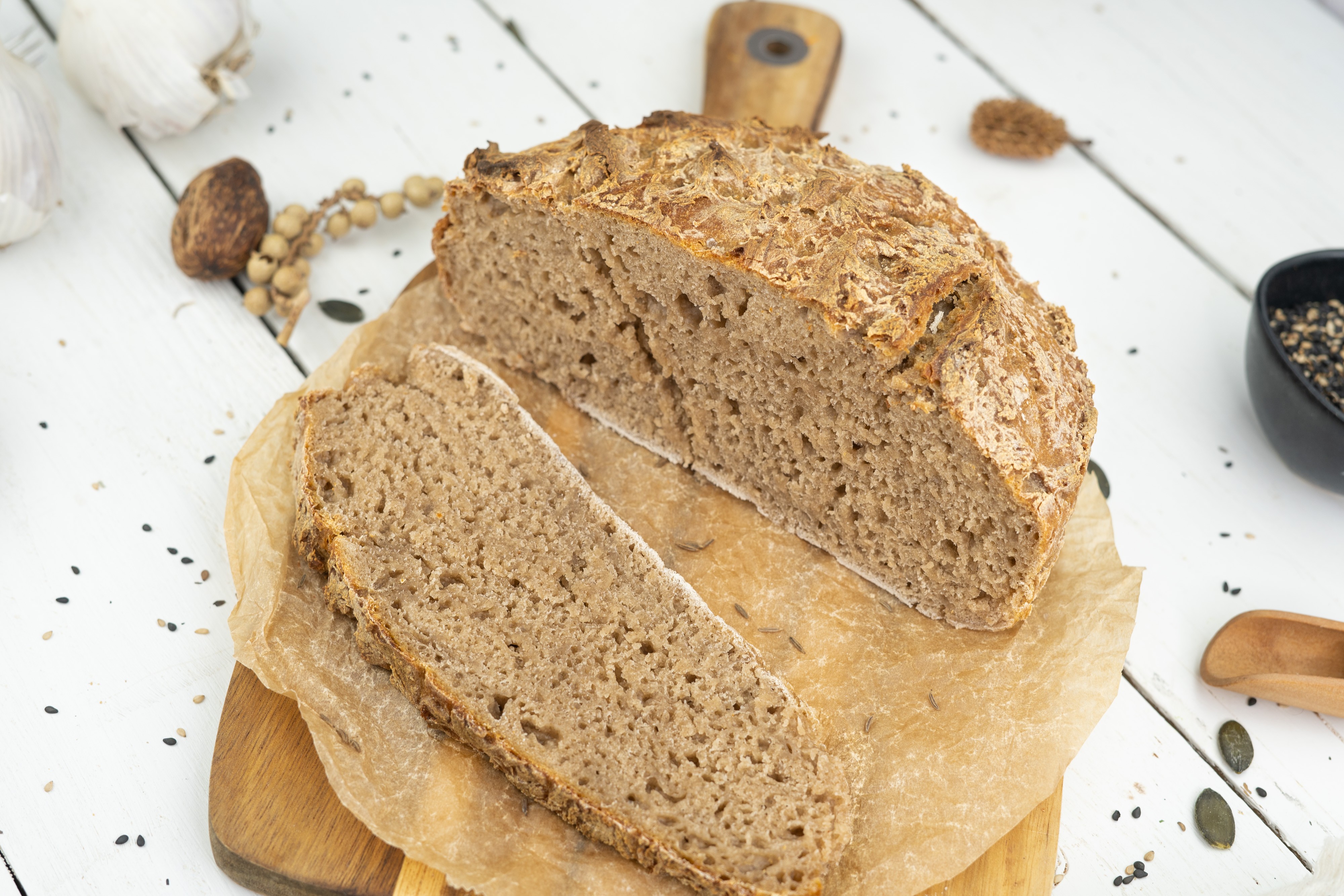 Rezept Serviervorschlag Roggen - Sauerteigbrot