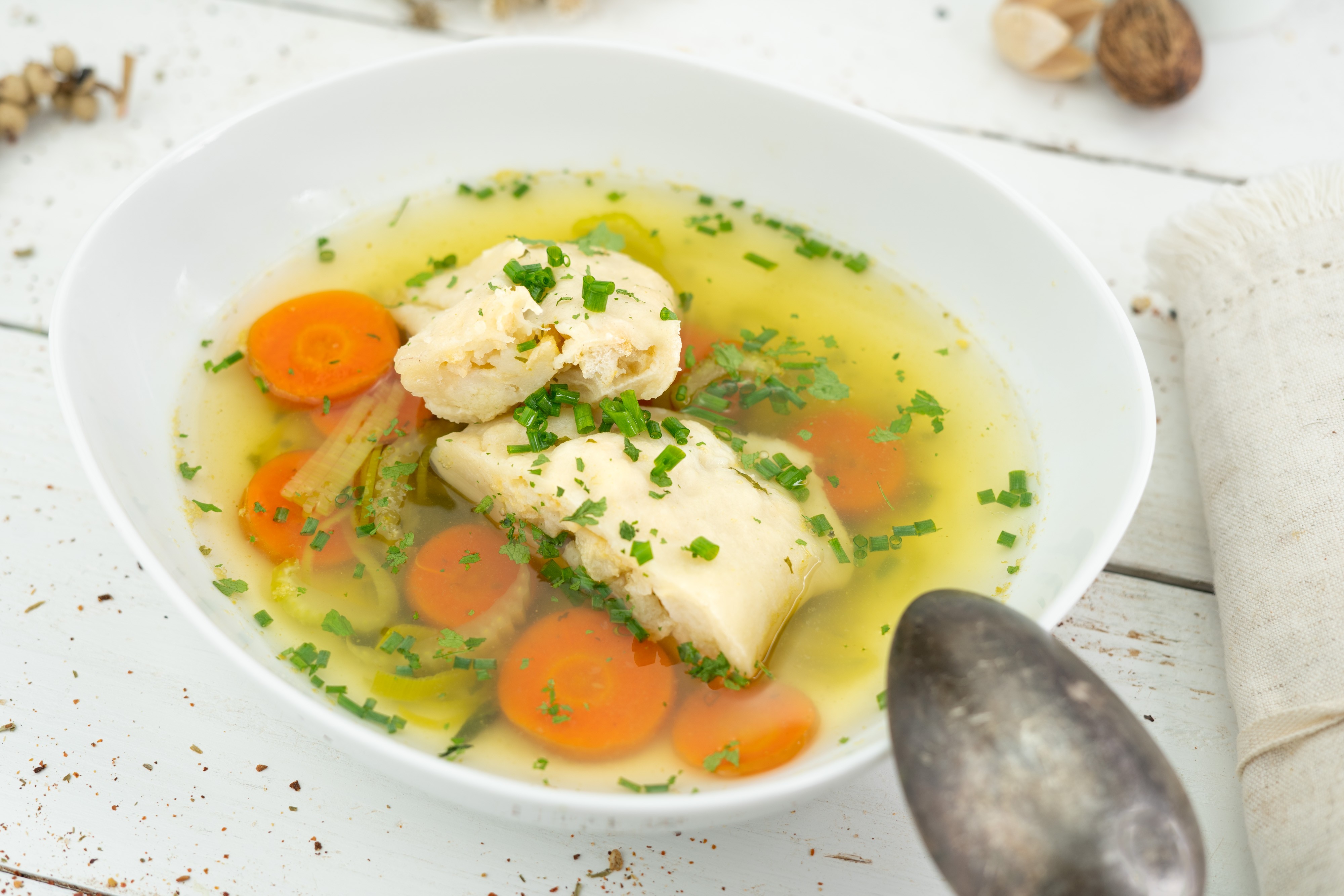 Rezept Serviervorschlag Traditionelles Suppenstrudel Rezept