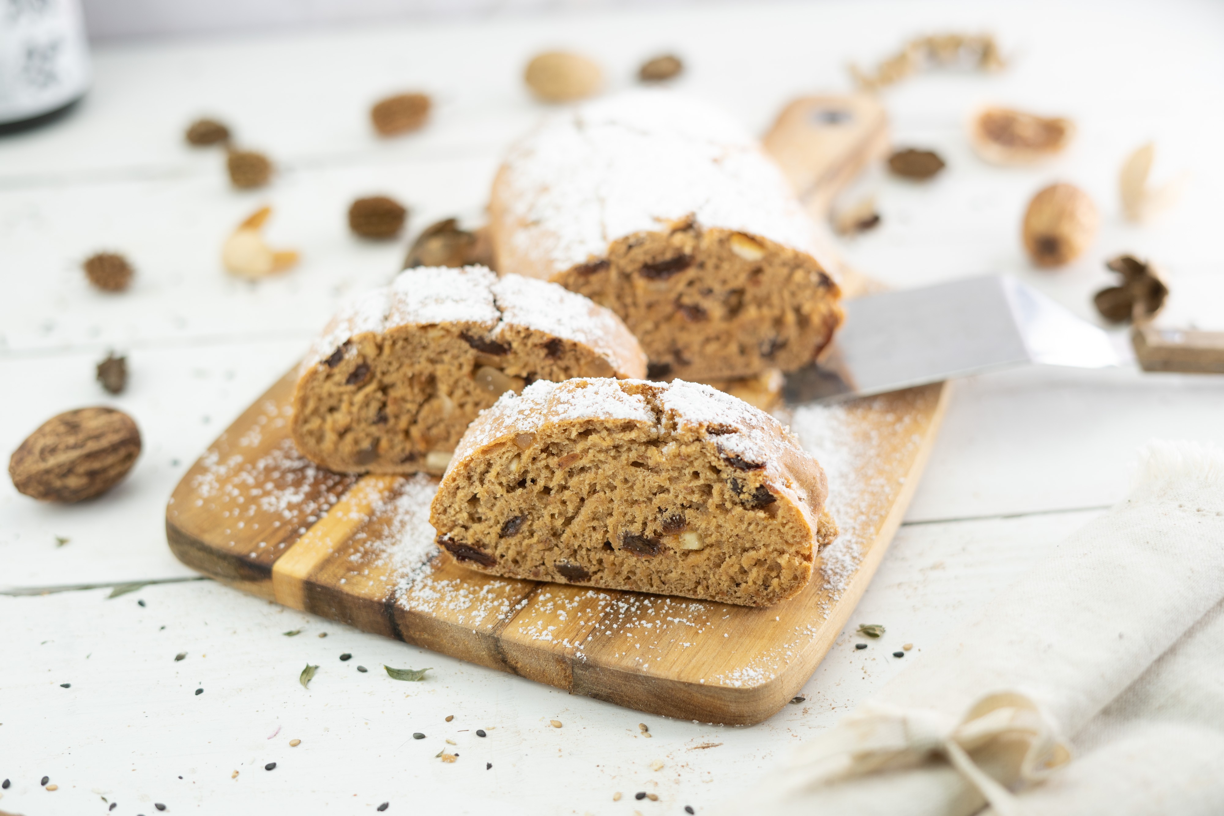 Rezept Serviervorschlag Einfacher Christstollen
