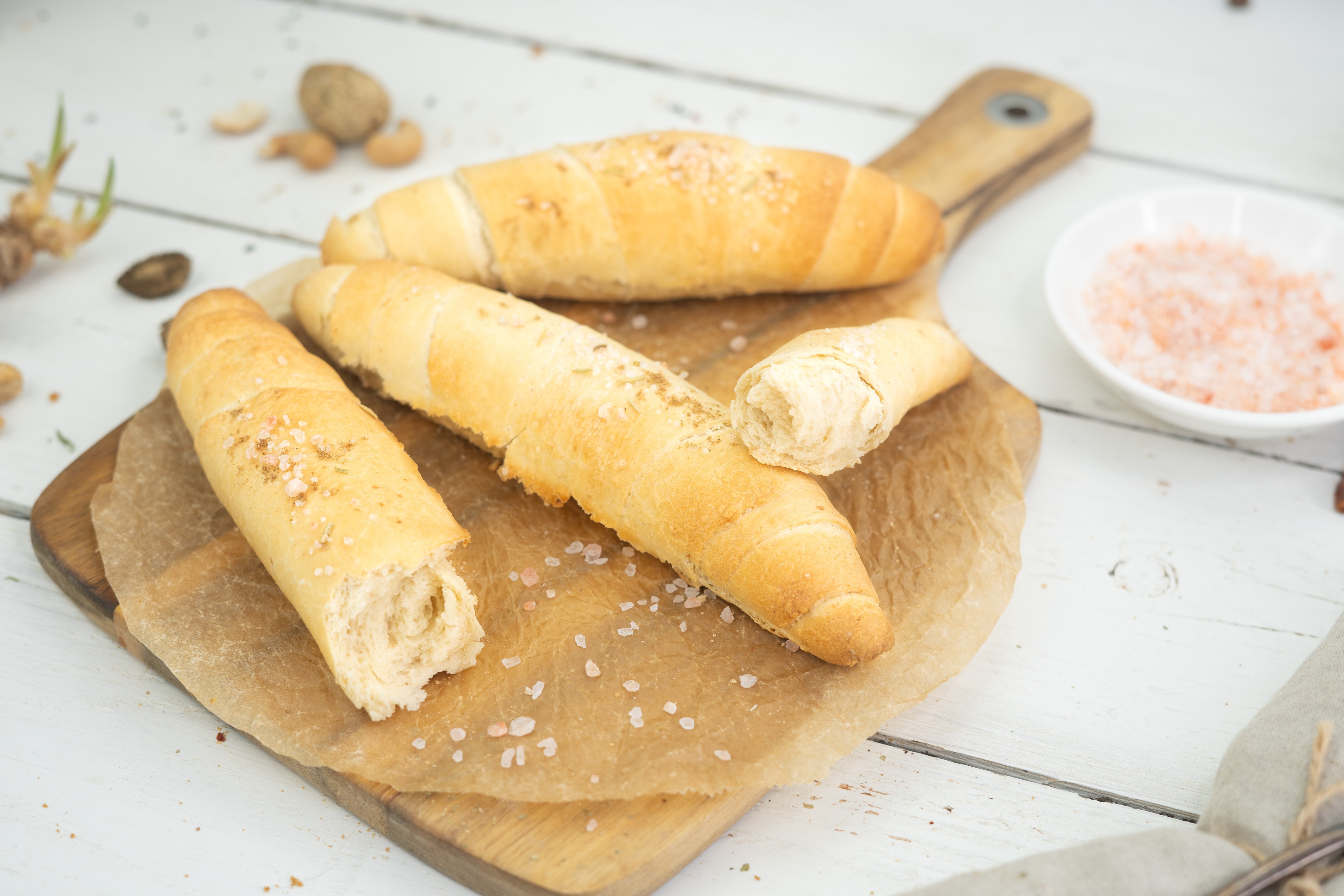 Rezept Serviervorschlag Salz Stangerl