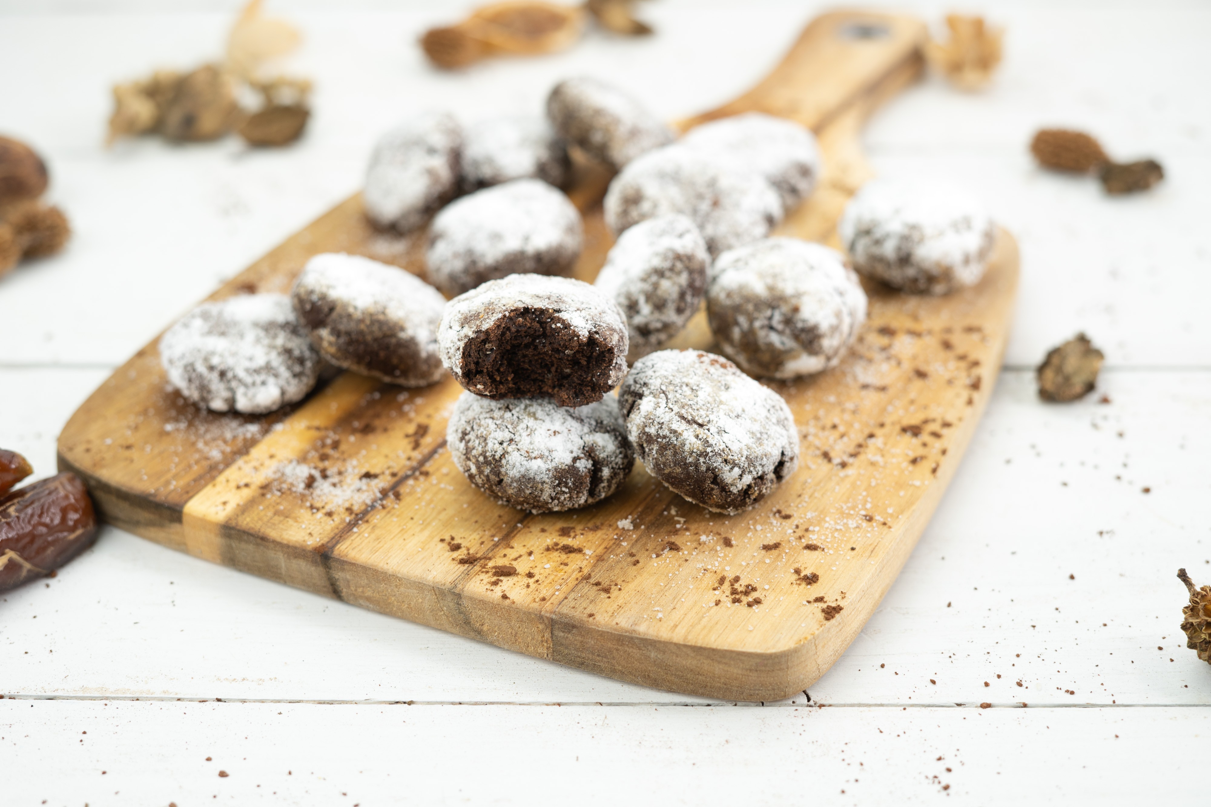 Rezept Serviervorschlag Saftige Schoko Crinkle Cookies