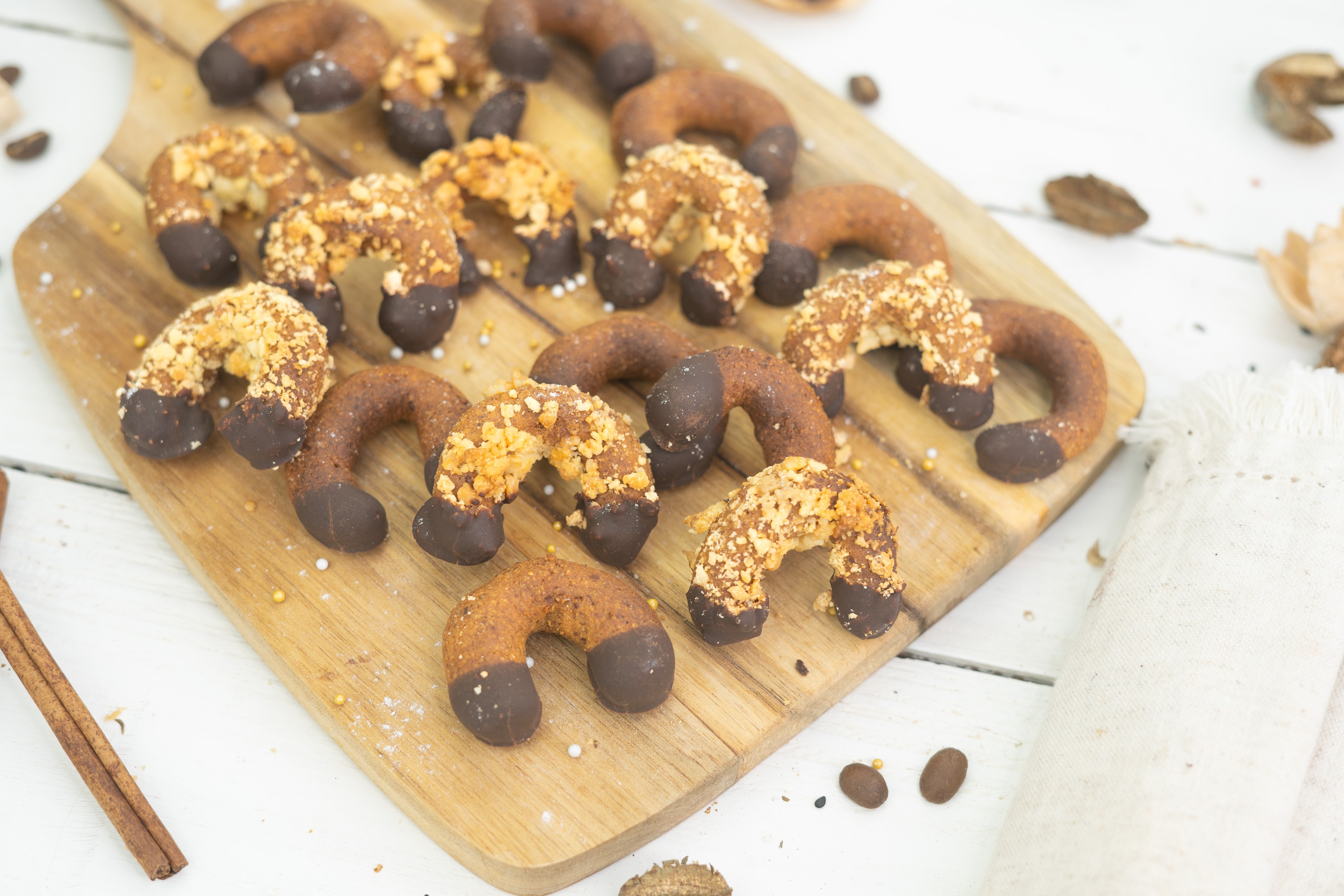 Rezept Serviervorschlag Marzipan Kipferl