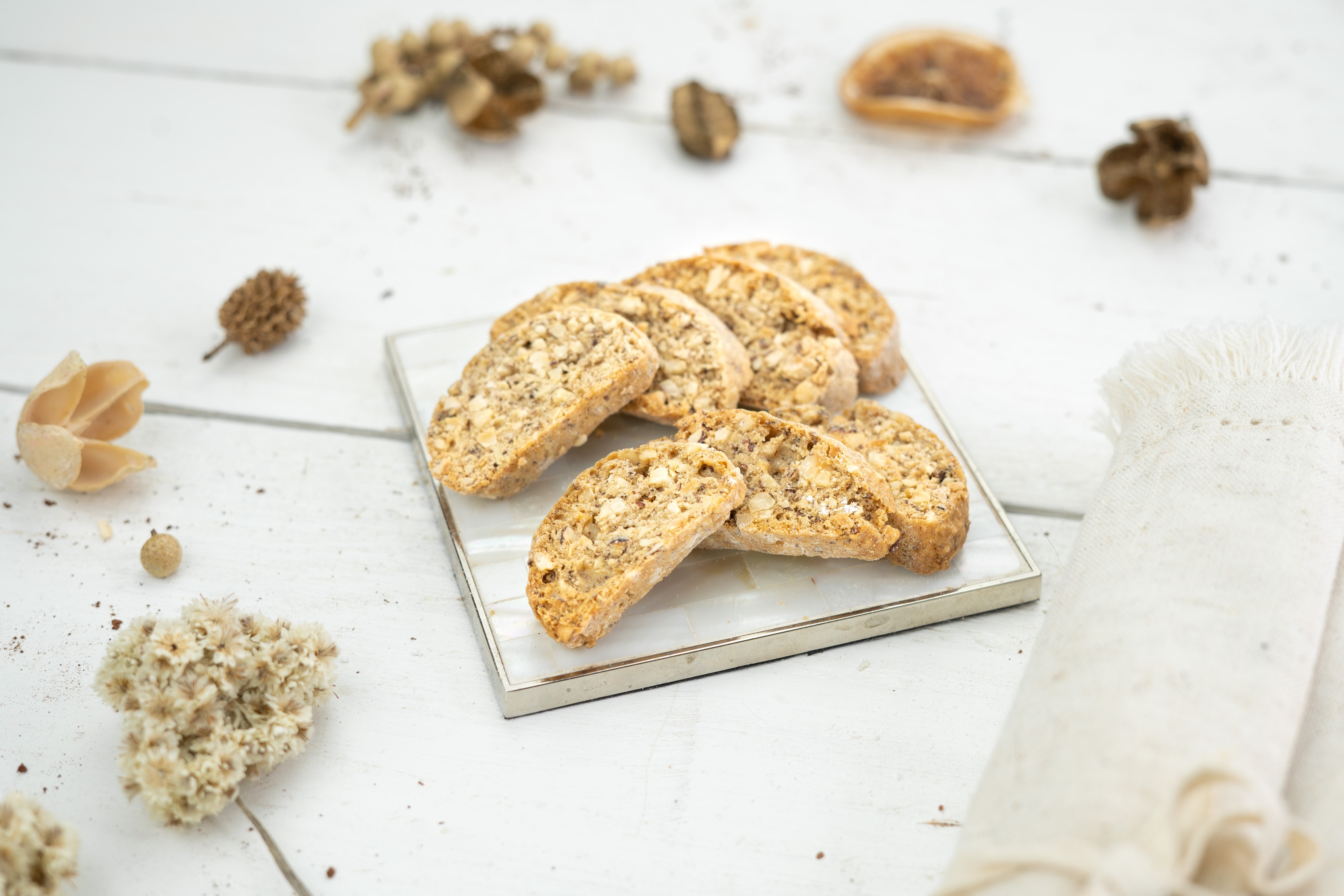 Rezept Serviervorschlag Knusprige Haselnuss Cantuccini 