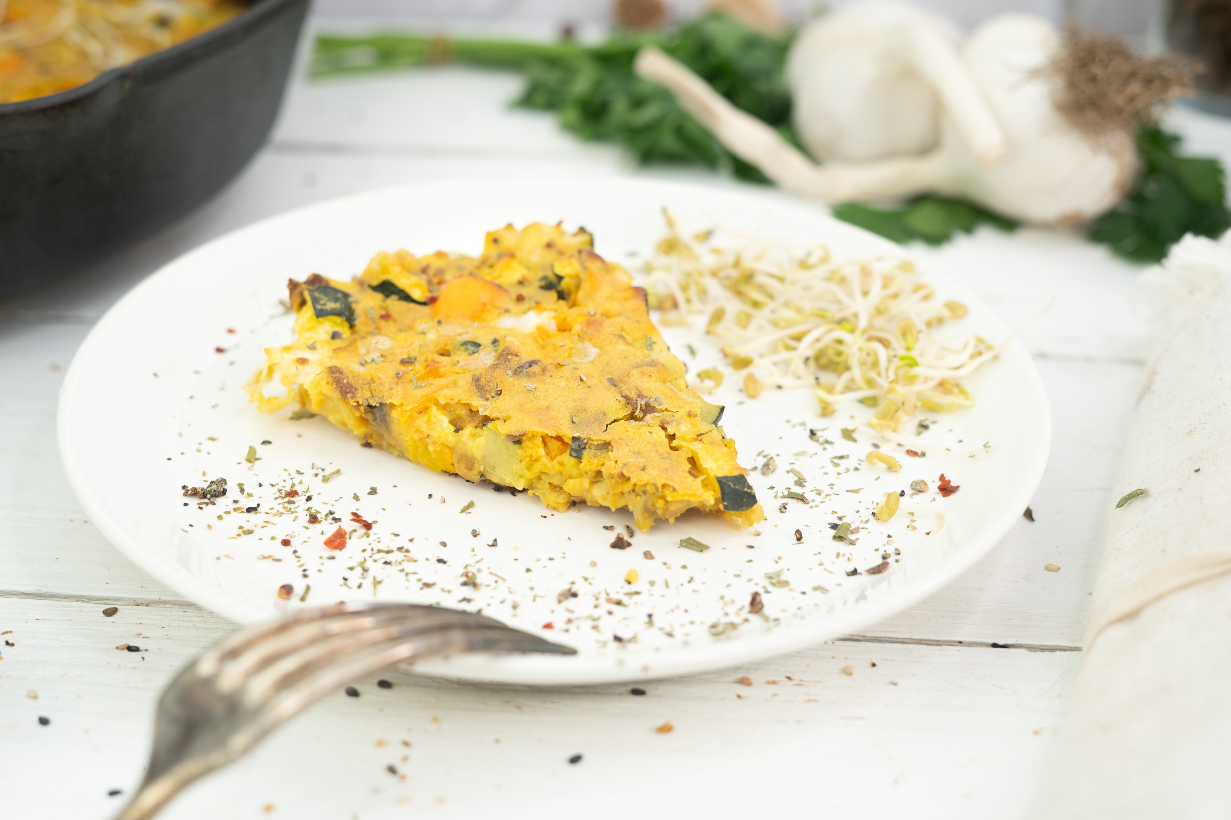 Rezept Serviervorschlag Gemüse Frittata