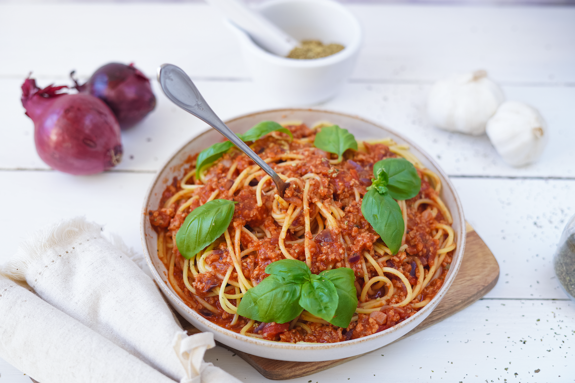 Rezept Serviervorschlag Spaghetti Bolognese