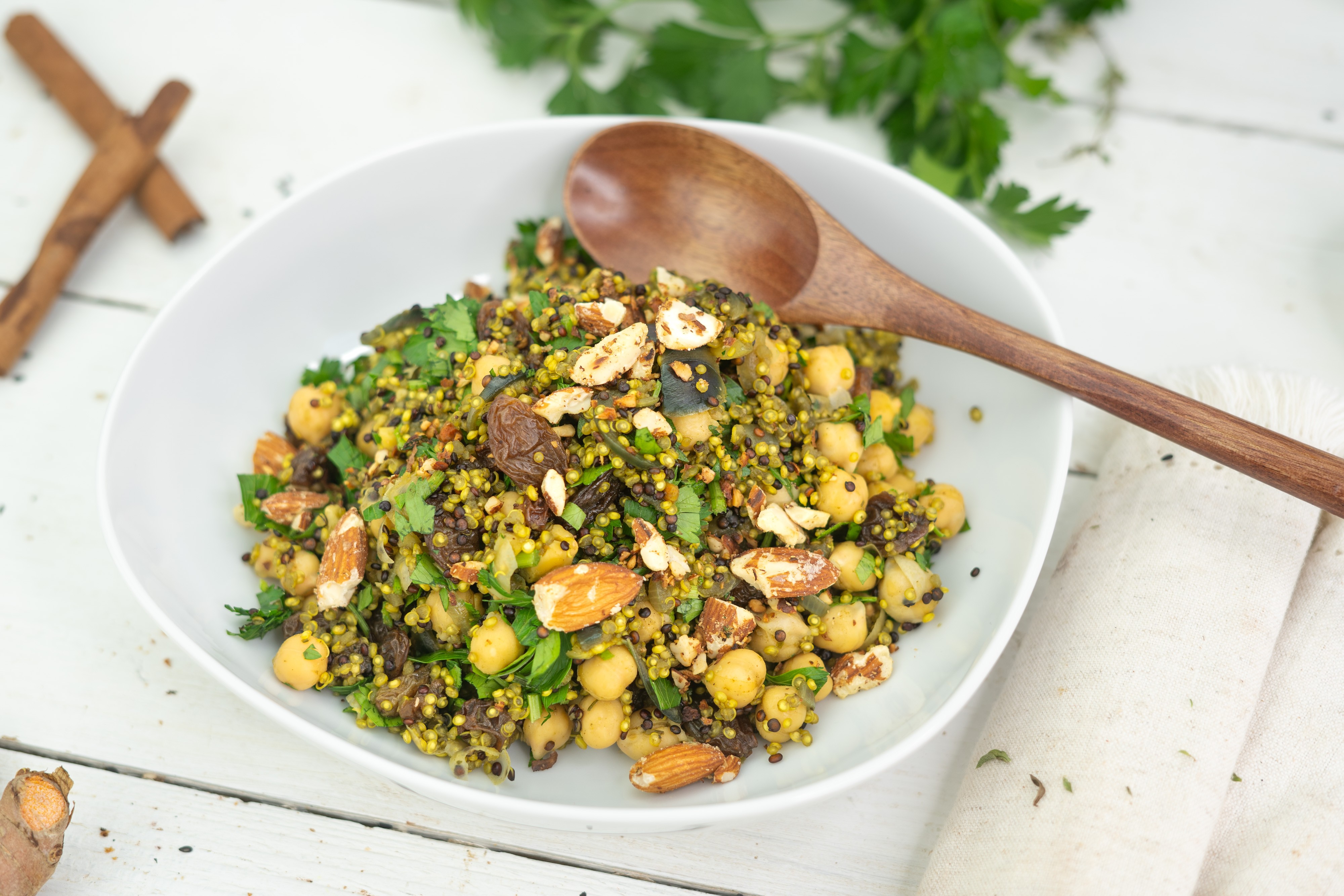 Rezept Serviervorschlag Marrokanischer Quinoa Salat 