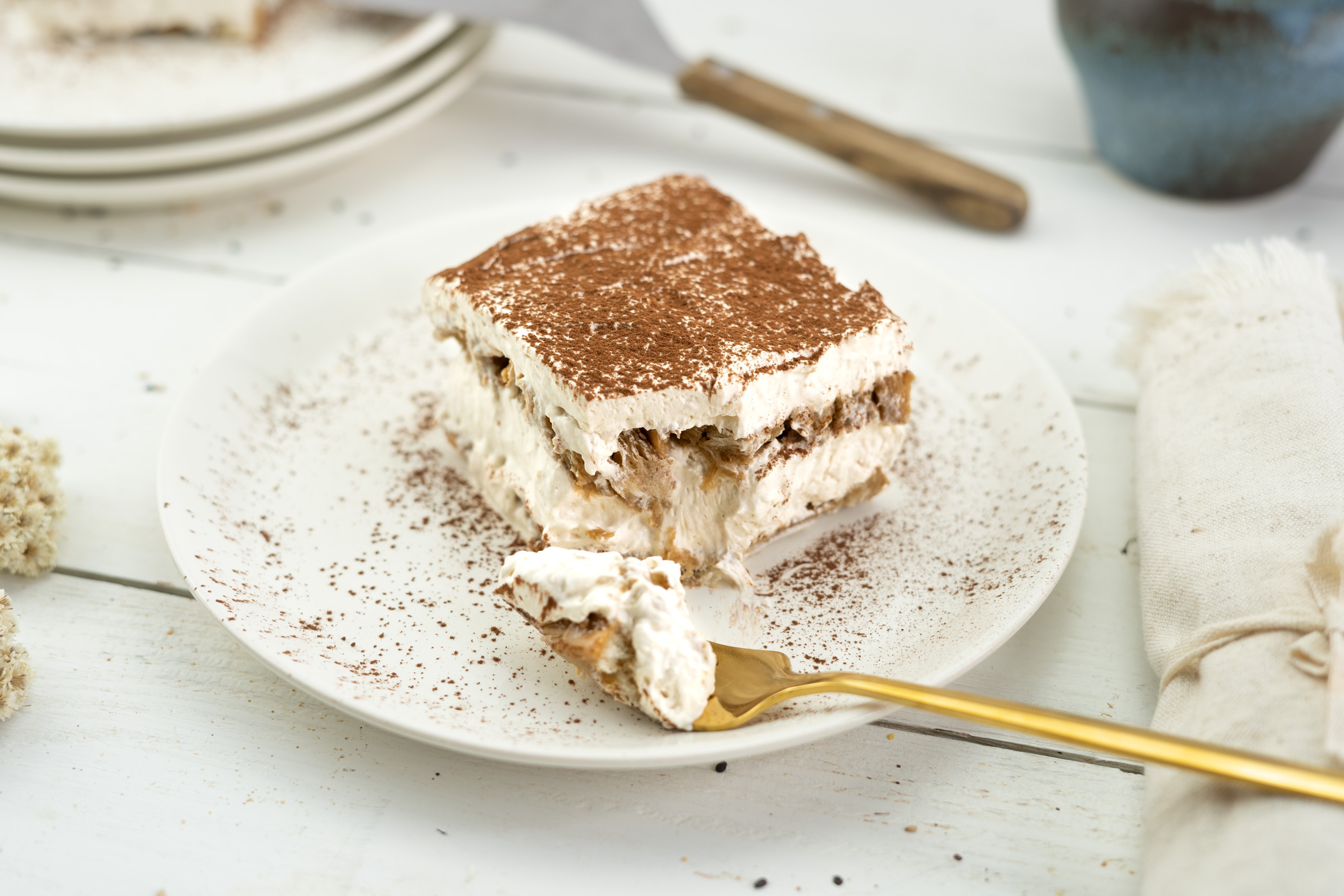 Rezept Serviervorschlag Cremiges Zwieback Tiramisu 