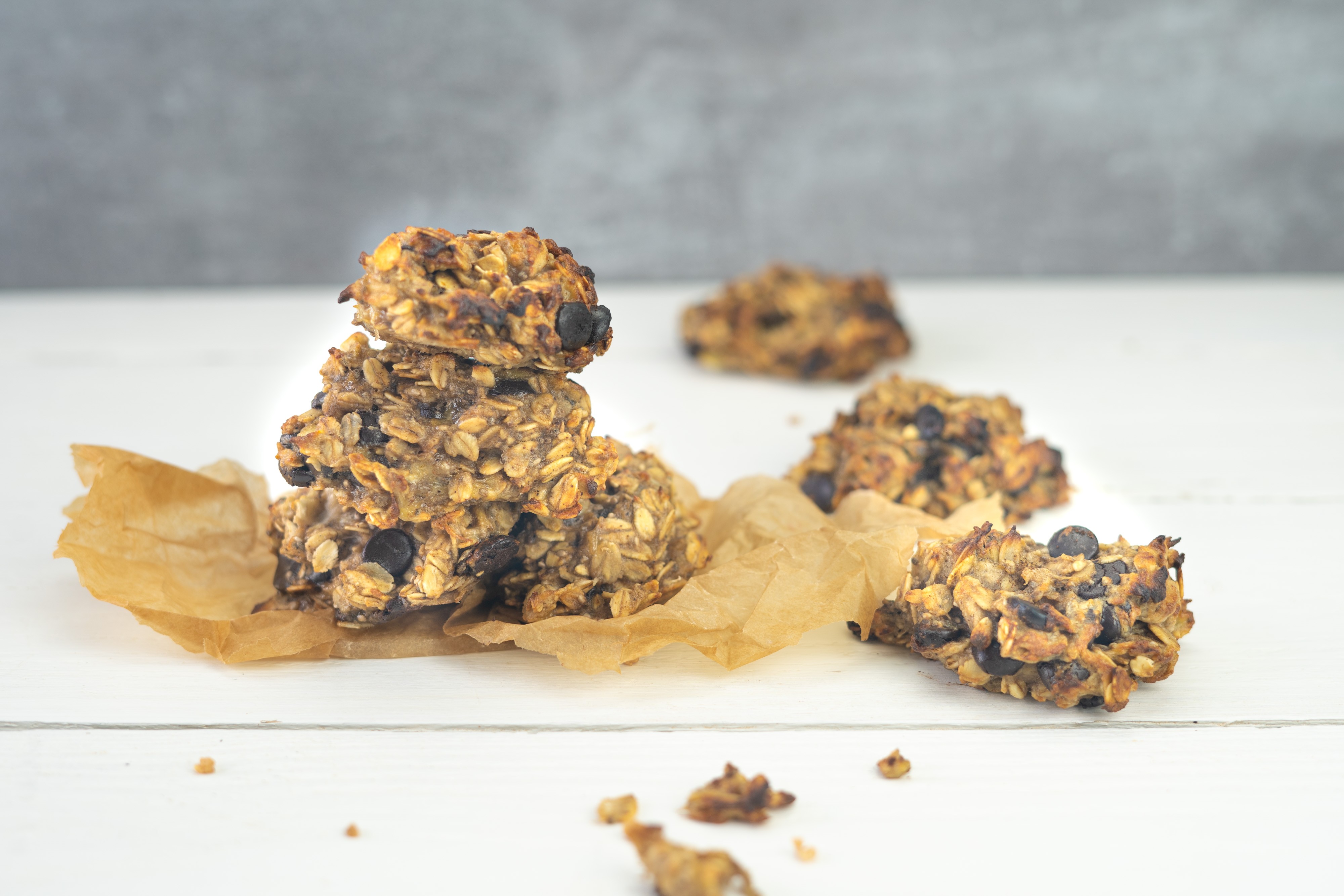 Rezept Serviervorschlag Haferflocken Bananen Cookies