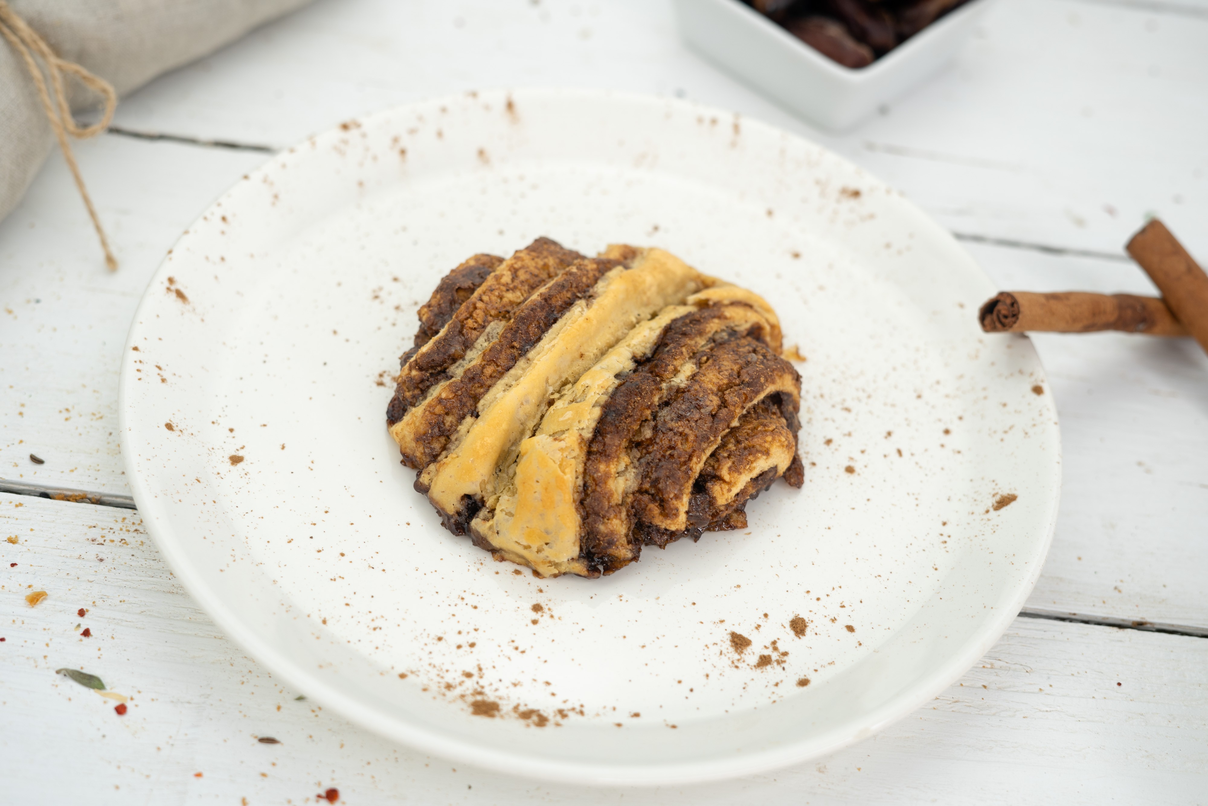 Rezept Serviervorschlag Saftige Franzbrötchen