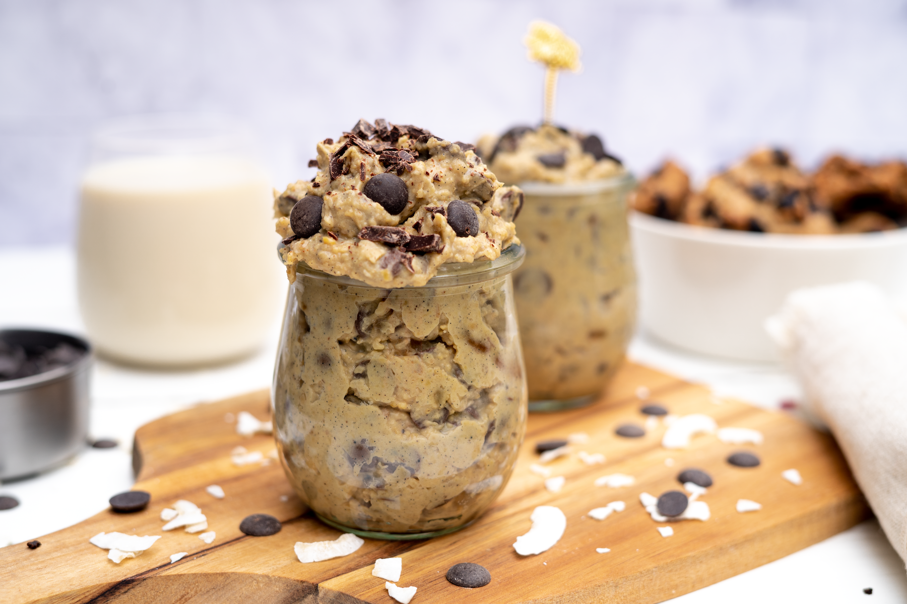 Rezept Serviervorschlag Rohes Cookie Dough