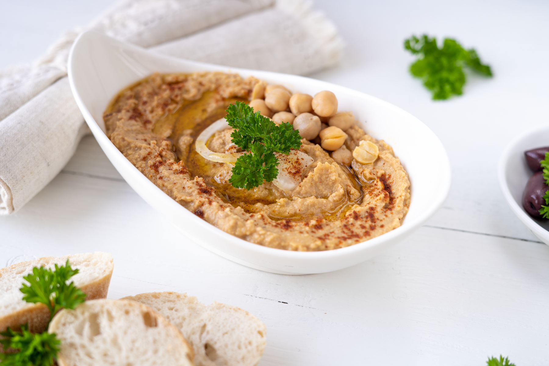 Rezept Serviervorschlag Cremiges Hummus Basisrezept