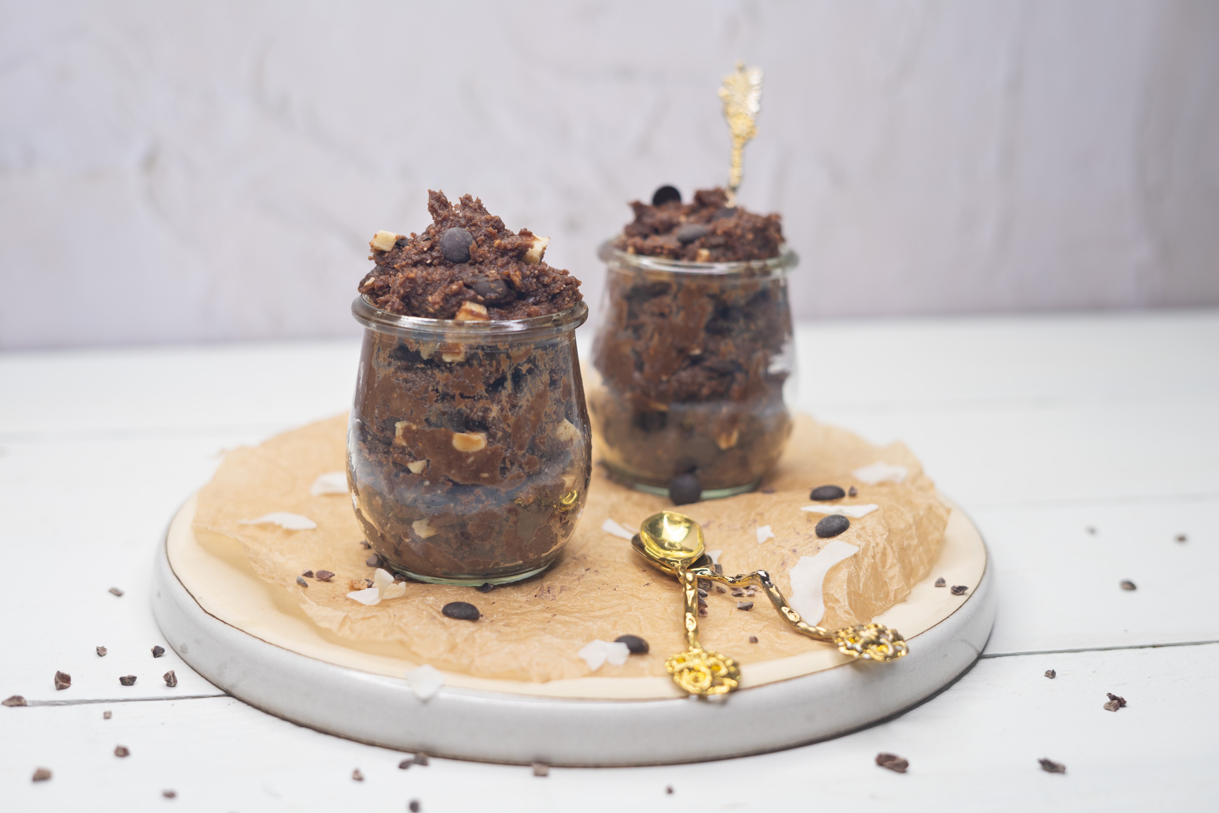 Rezept Serviervorschlag Triple Schoko Cookie Dough