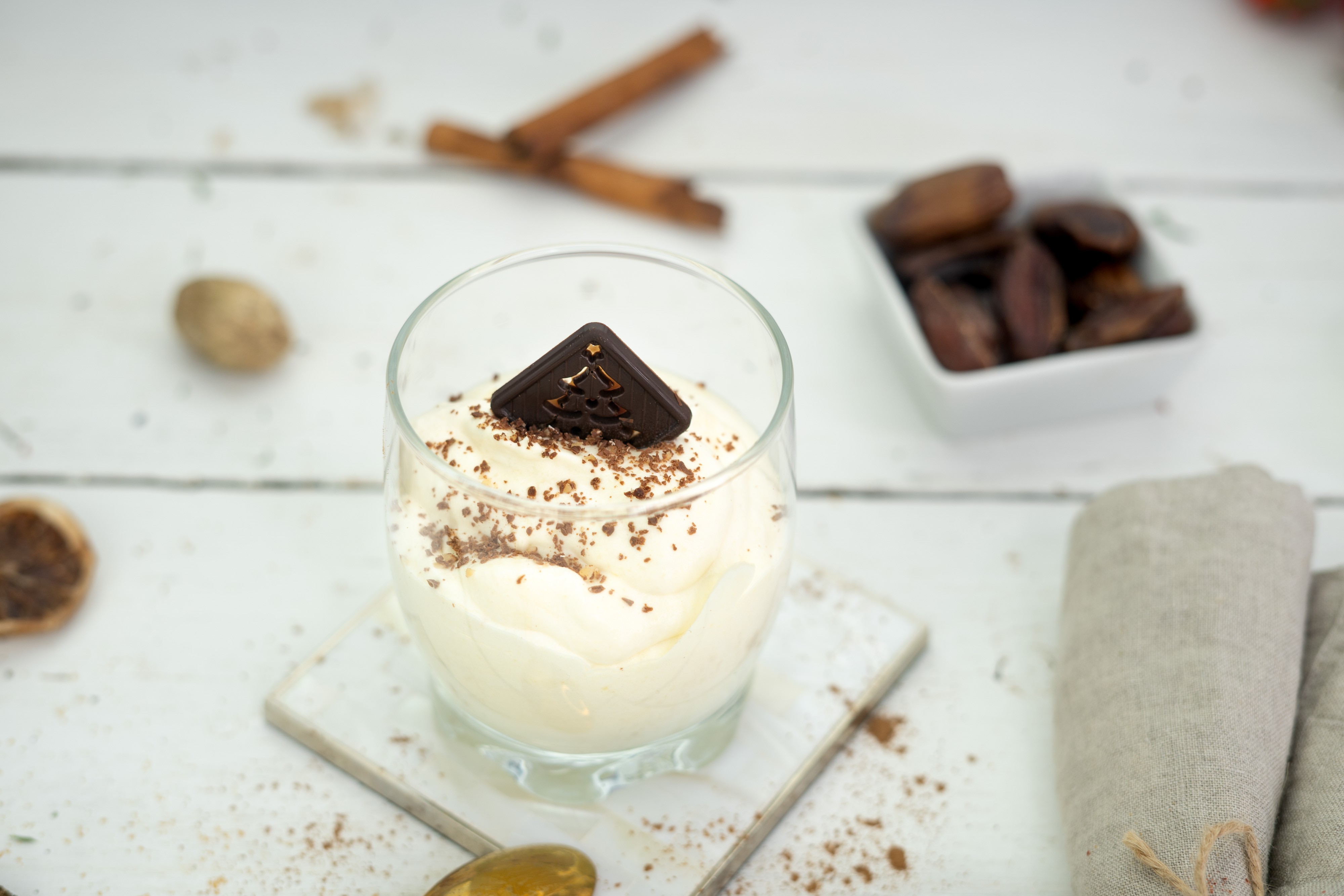 Rezept Serviervorschlag Apfelschnee im Glas