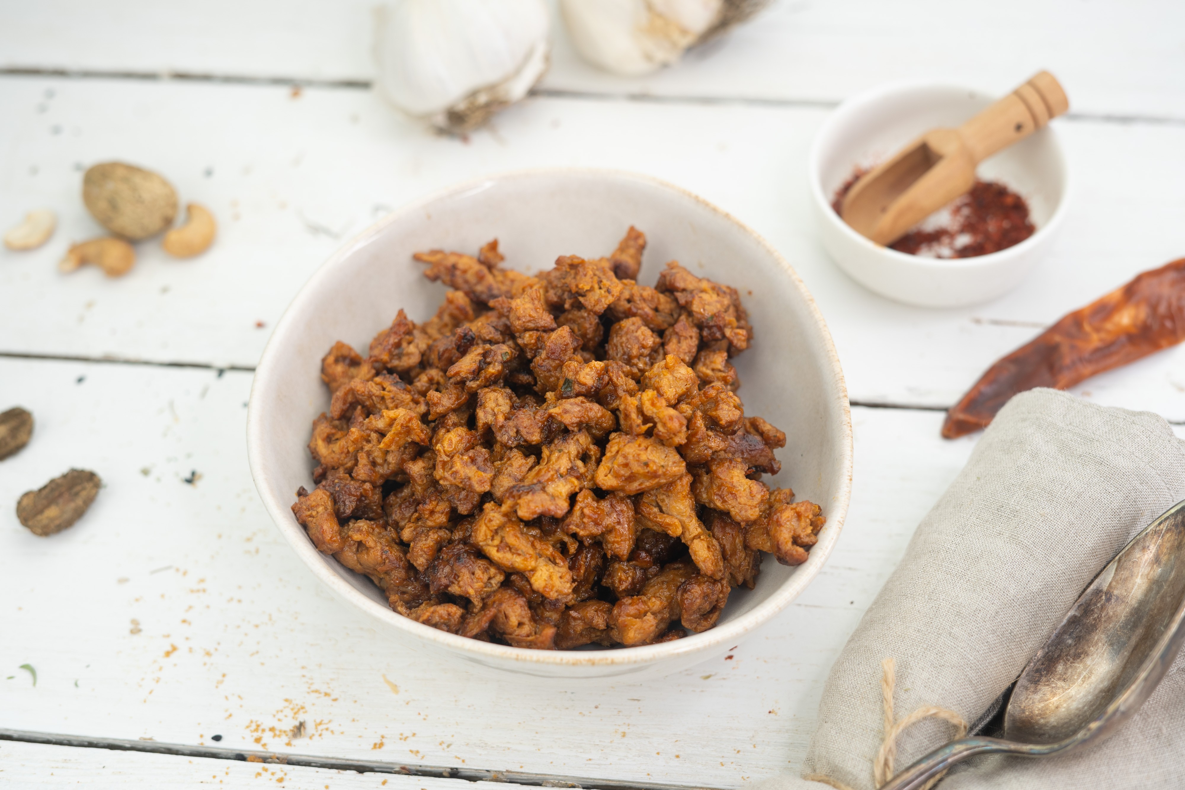 Rezept Serviervorschlag No Chicken Streifen