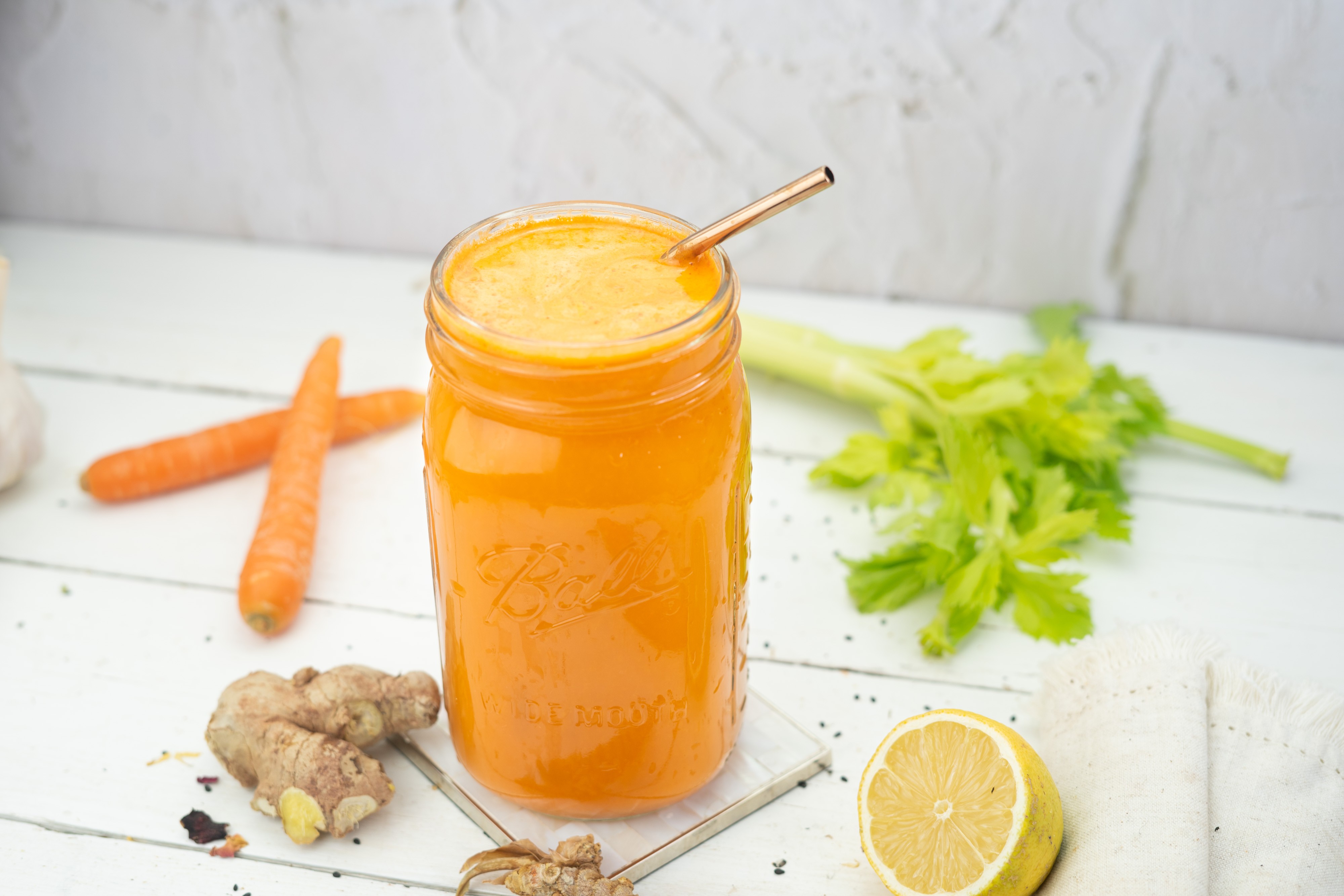 Rezept Serviervorschlag Karotten Kurkuma Saft