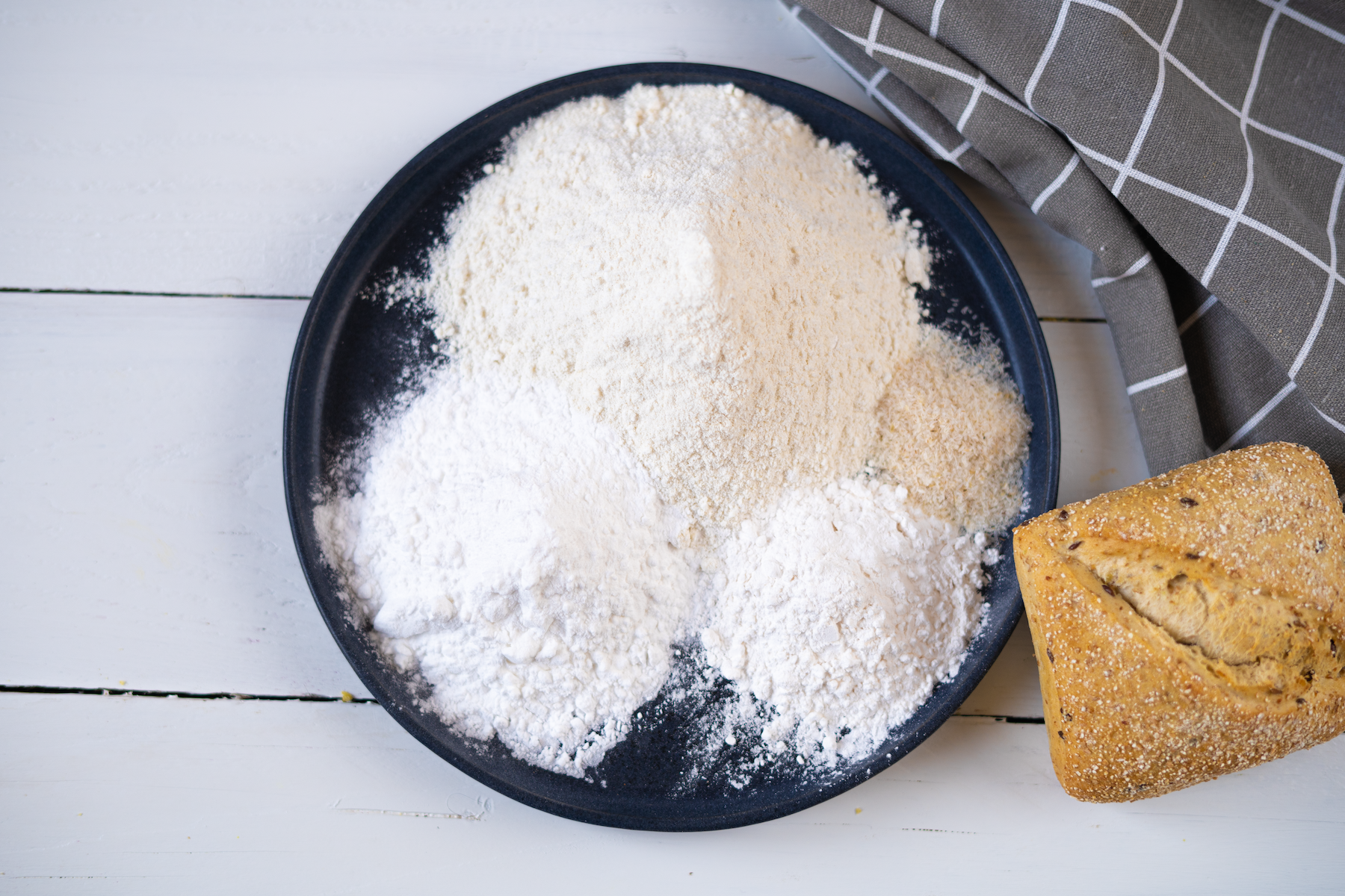 Rezept Serviervorschlag Glutenfreie Mehlmischung für Pizza, Brot & Co.