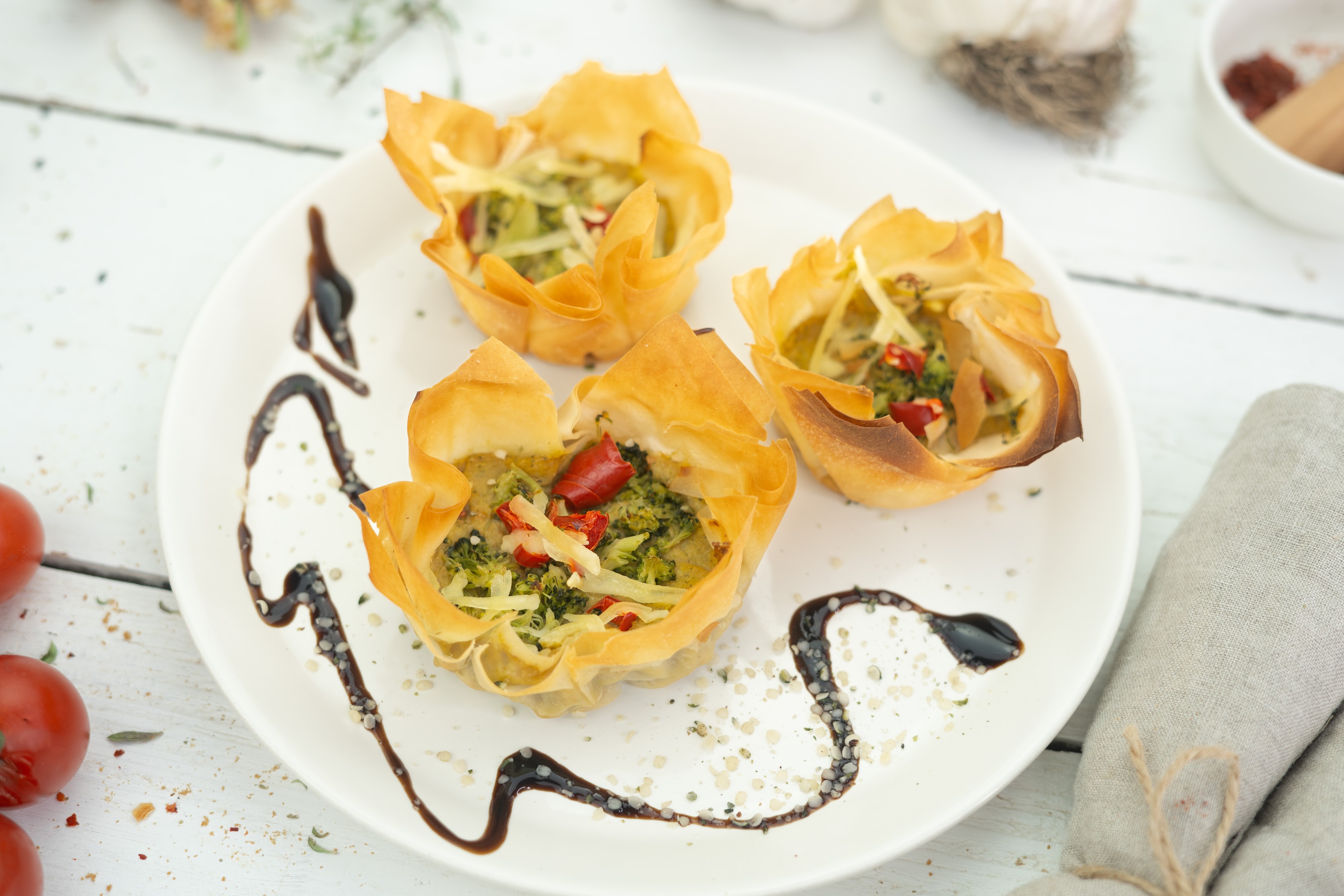 Rezept Serviervorschlag Gefüllte Frühlingsnester