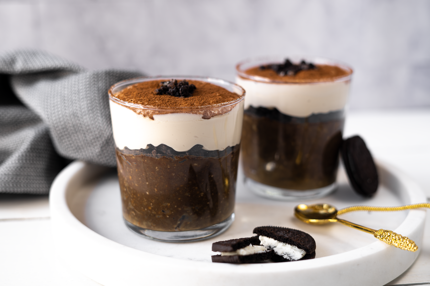 Rezept Serviervorschlag Tiramisu Cheesecake Overnight Oats