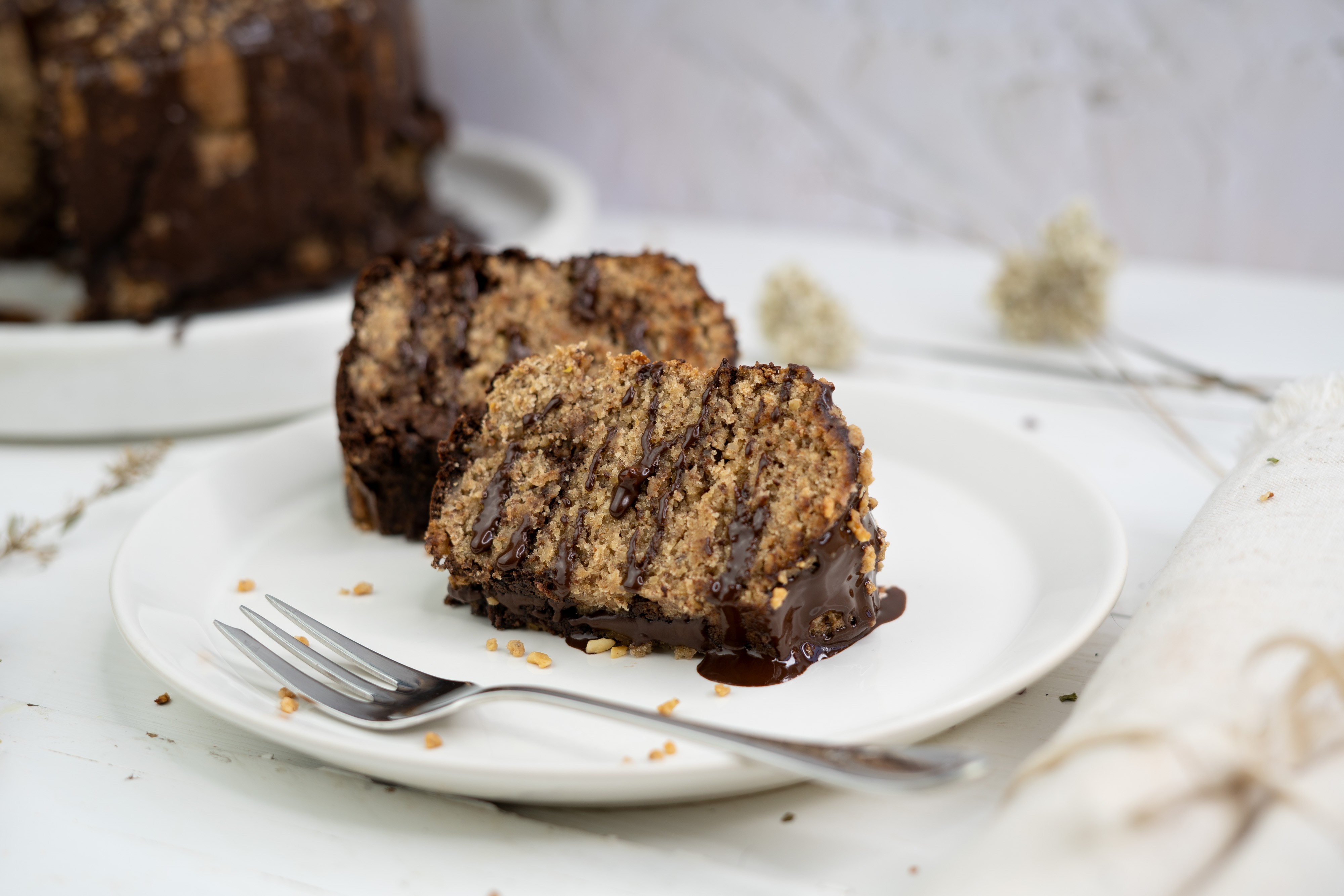 Rezept Serviervorschlag Glutenfreier Schoko Guglhupf