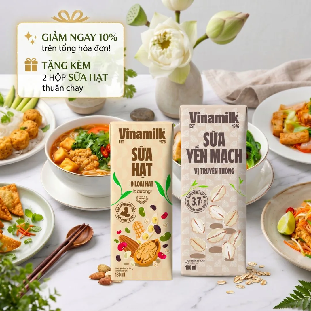 DEAL HỜI THANH MÁT - ĂN CHAY ĐẬM VỊ, NHẬN QUÀ HẾT Ý TẠI VEGGIE SAIGON!