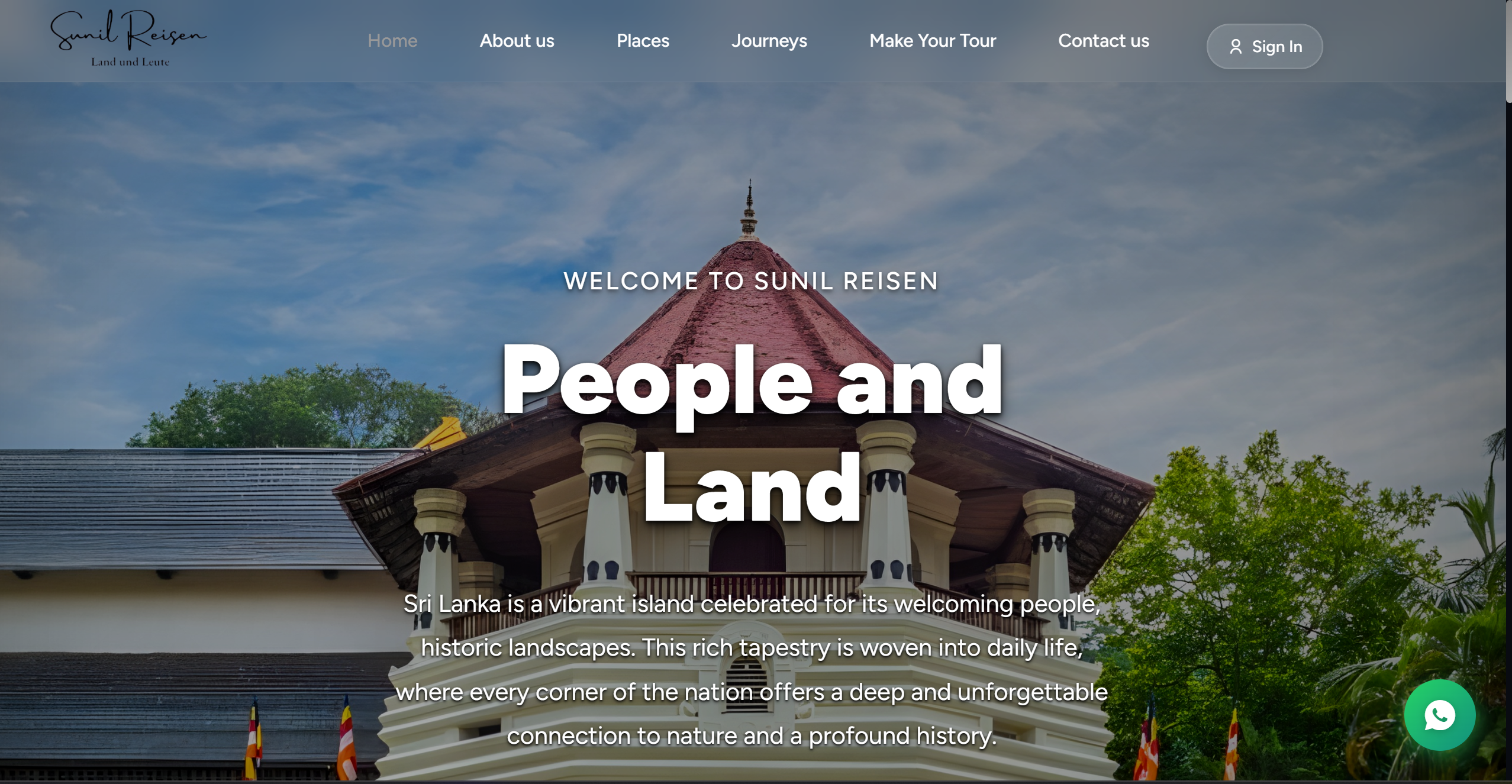 Sunil Reisen Travel Platform