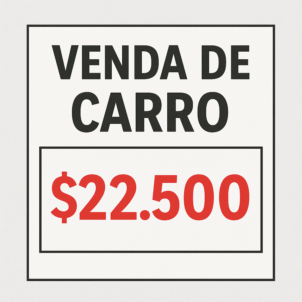 Como definir o preço justo para seu carro, moto ou barco