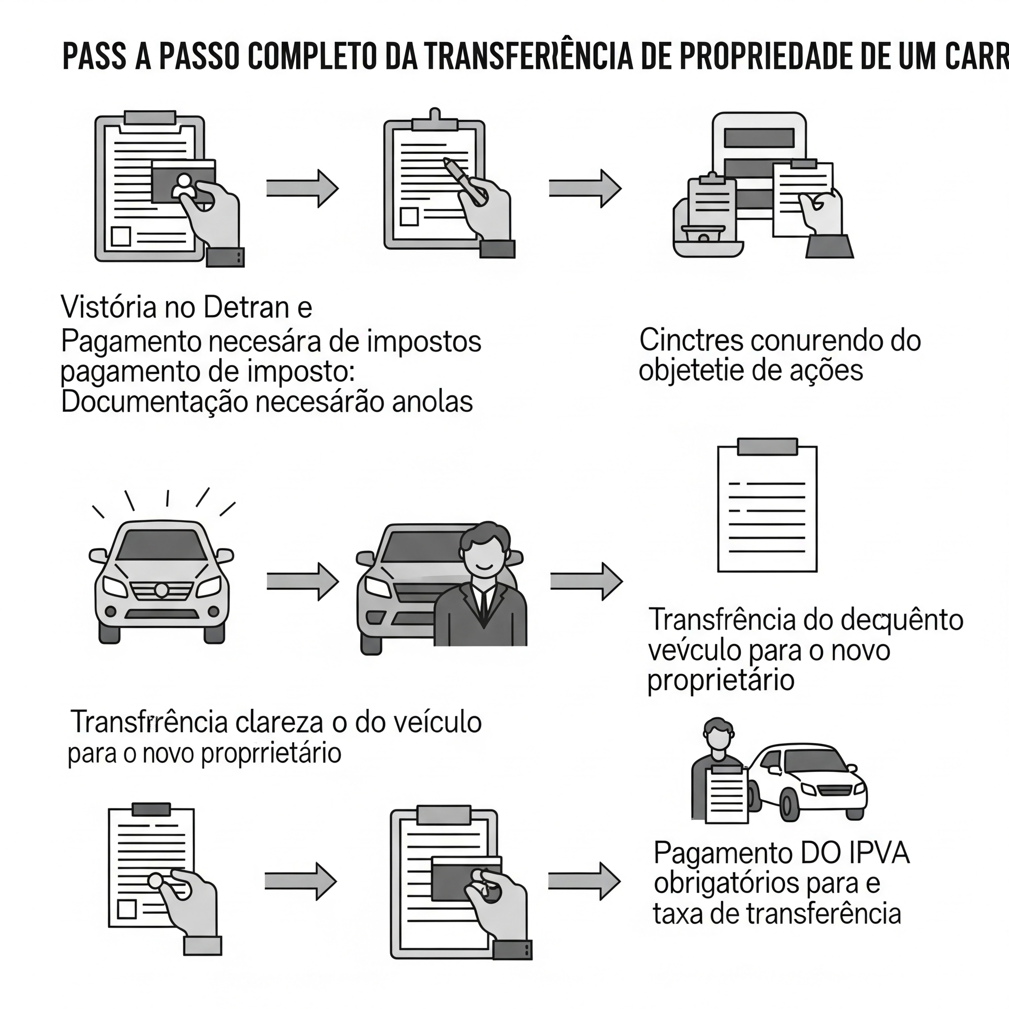 Passo a passo da transferência de propriedade