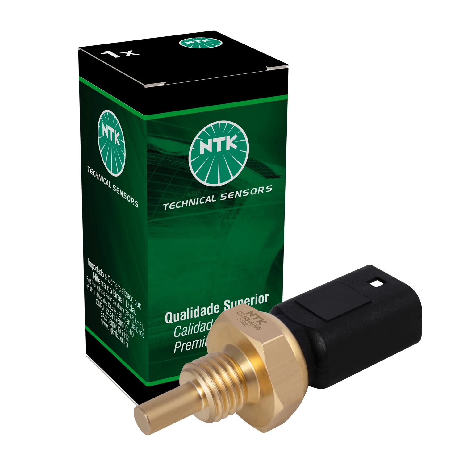 Caixa CTN3-A006 - Sensor de temperatura do líquido de arrefecimento Caixa CTN3-A006 - Sensor de temperatura do líquido de arrefecimento