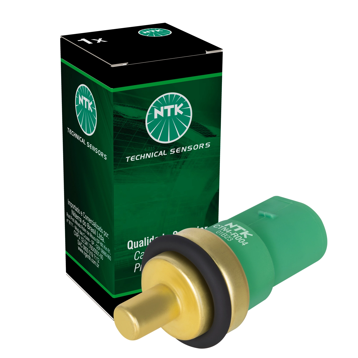 Caixa CTN4-R004 - Sensor de temperatura do líquido de arrefecimento Caixa CTN4-R004 - Sensor de temperatura do líquido de arrefecimento