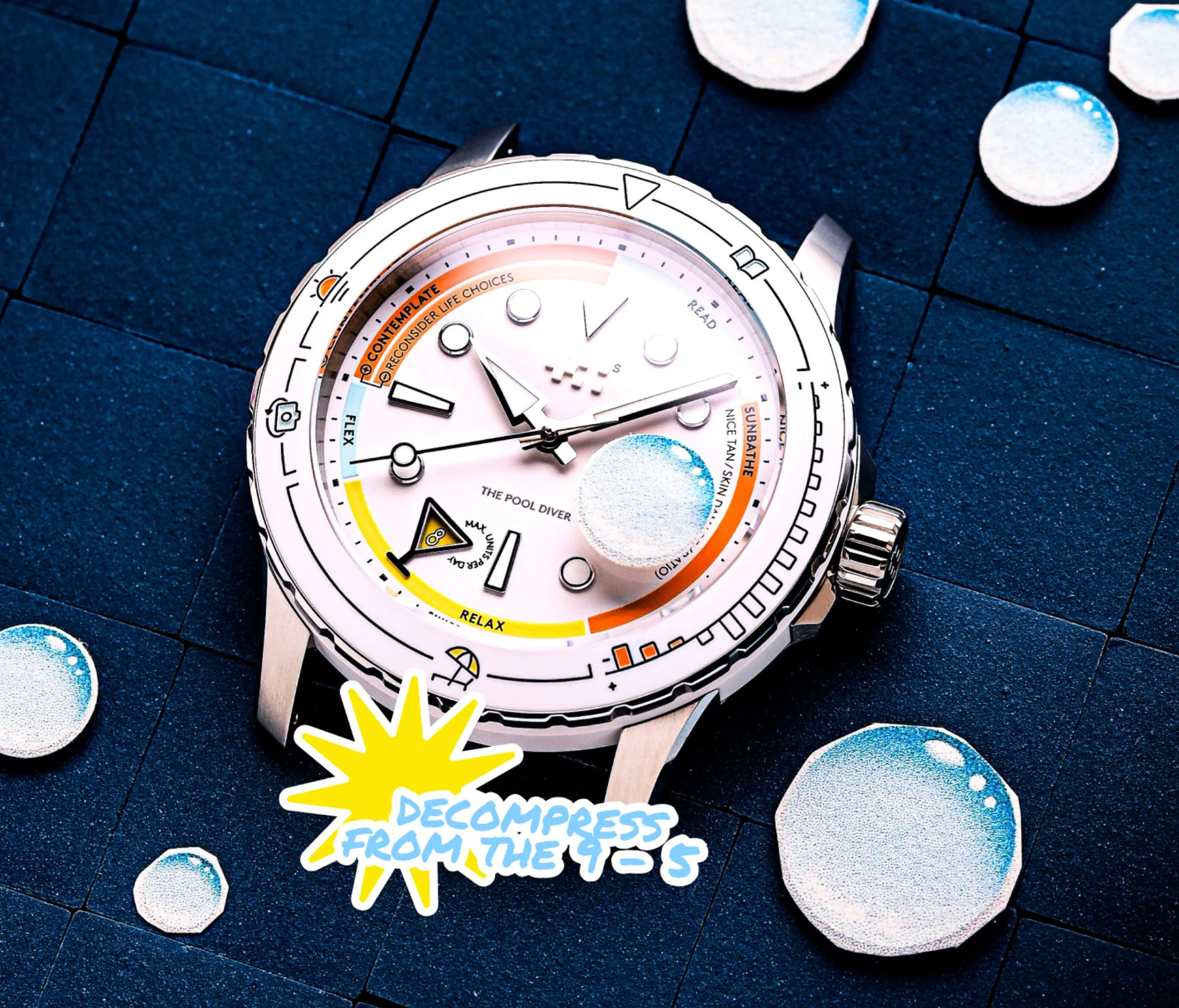 CW C60 Pool Diver x Seconde/Seconde/: The Typo Dial