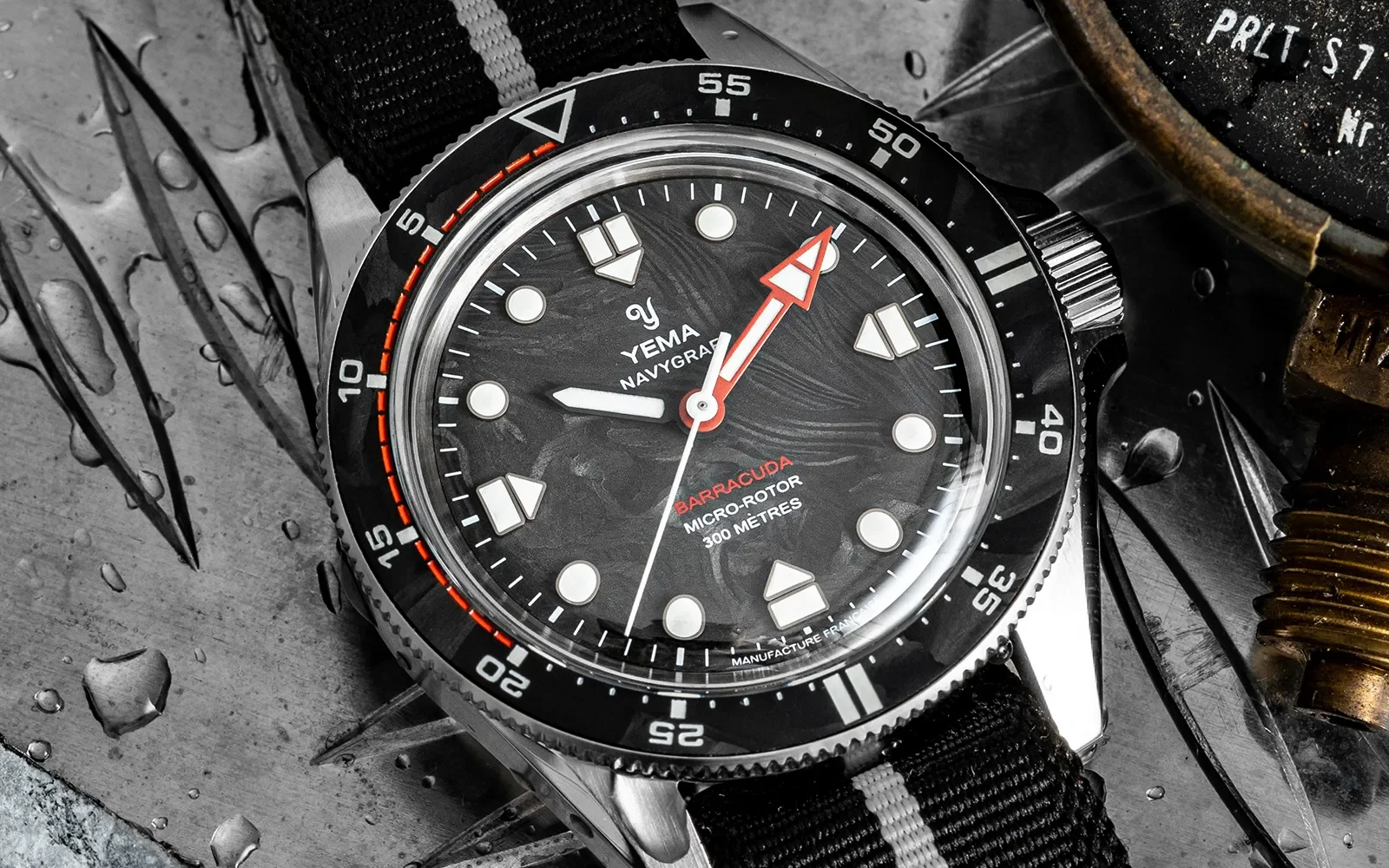 Yema Navygraf Barracuda CMM.20: Thin Diver, Big Tech
