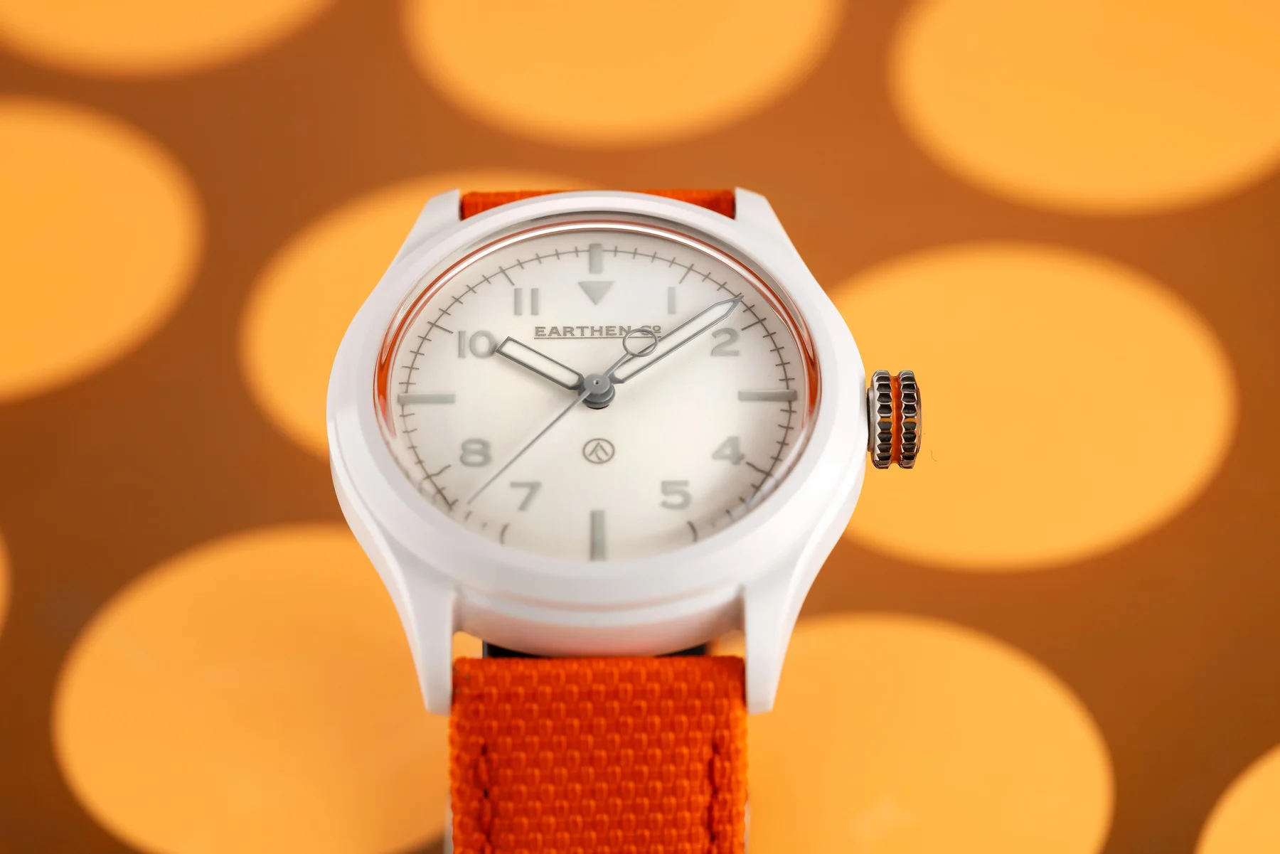 Earthen Summit MKII: Ceramic Field Watch with Secret Glow