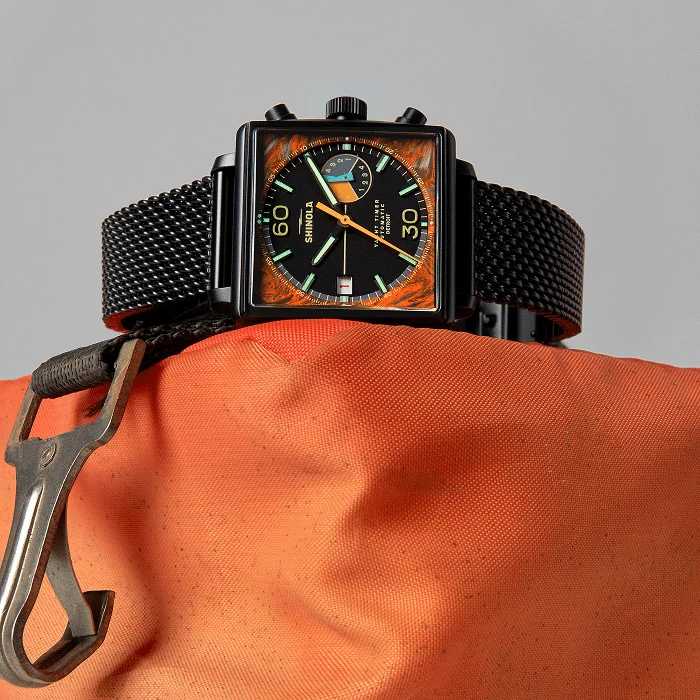 Shinola Mackinac Night Race: Forged Carbon & Swiss Power