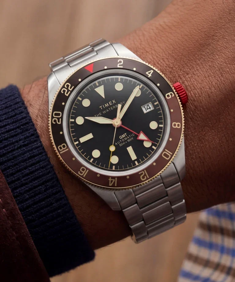 Timex Waterbury Heritage Auto GMT Arrives: $579 Mechanical