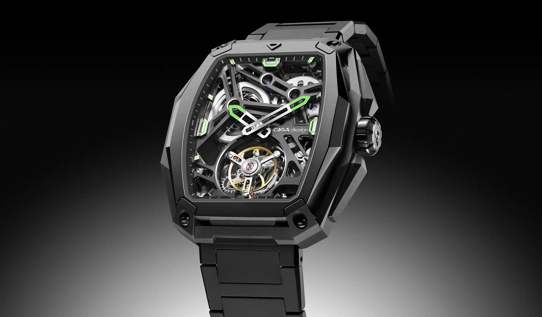 Ciga Design Hunter Tourbillon: Affordable Titanium Skeleton