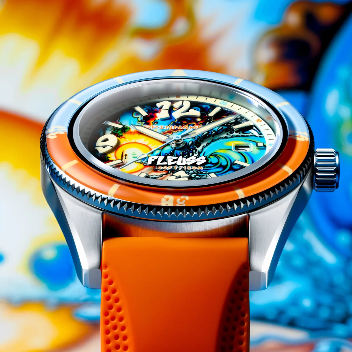 Drew Brophy Spinnaker Fleuss: Wearable Surf Art Watch — photo 2