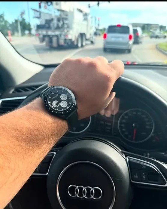 Founder here, I run Mercier Prototype. This is a wrist shot from one of our prototype testers, taken on the Manx Noir prototype. The production Manx Noir is 42mm 316L stainless steel with a black PVD finish, a domed sapphire crystal, a Miyota 9122 automatic and 10 ATM water resistance. Each case back is individually numbered and it carries a 5-year warranty. Happy to answer questions about the build.