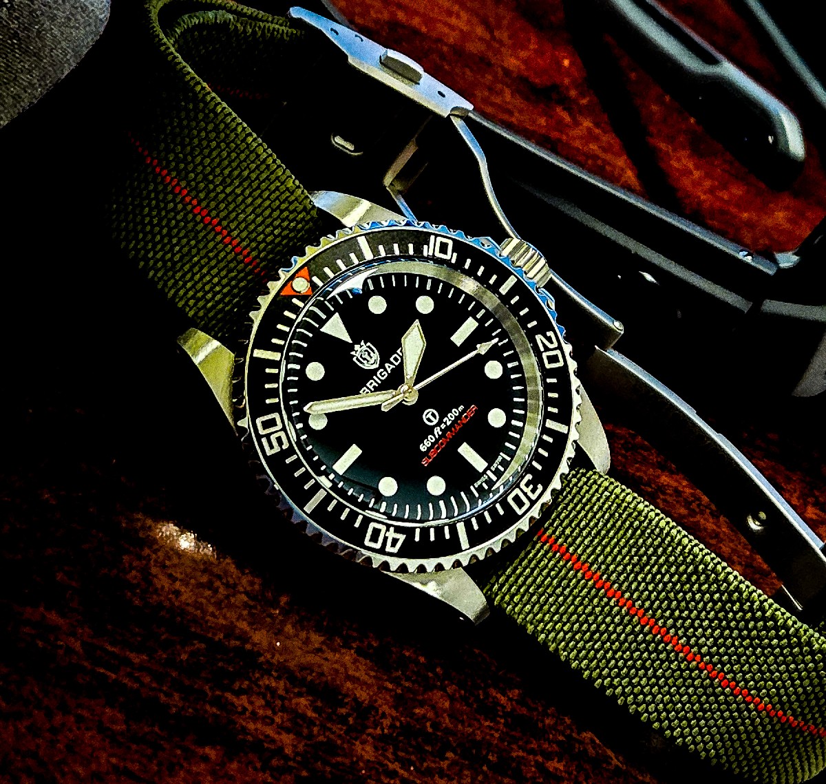 Loving the new strap from Zuludiver on the Subcommander 🔥